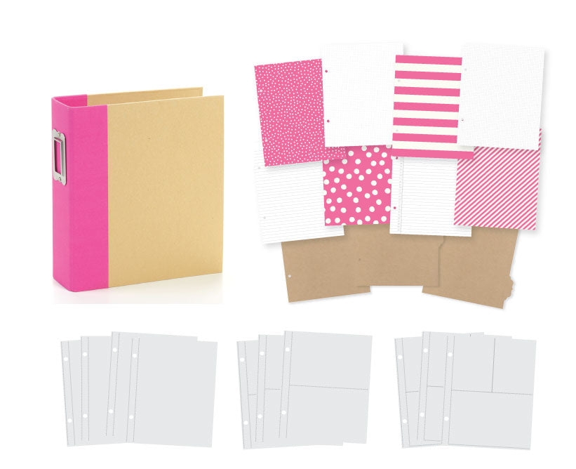 6x8 SN@P! Binder - Pink