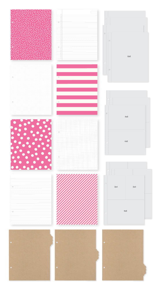 6x8 SN@P! Binder - Pink