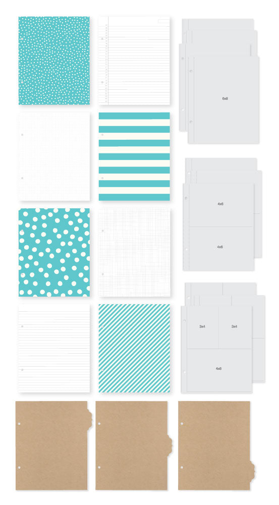 6x8 SN@P! Binder - Teal