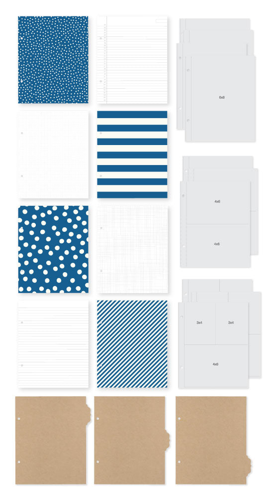 SN@P! 6x8 SN@P! Binder - Navy