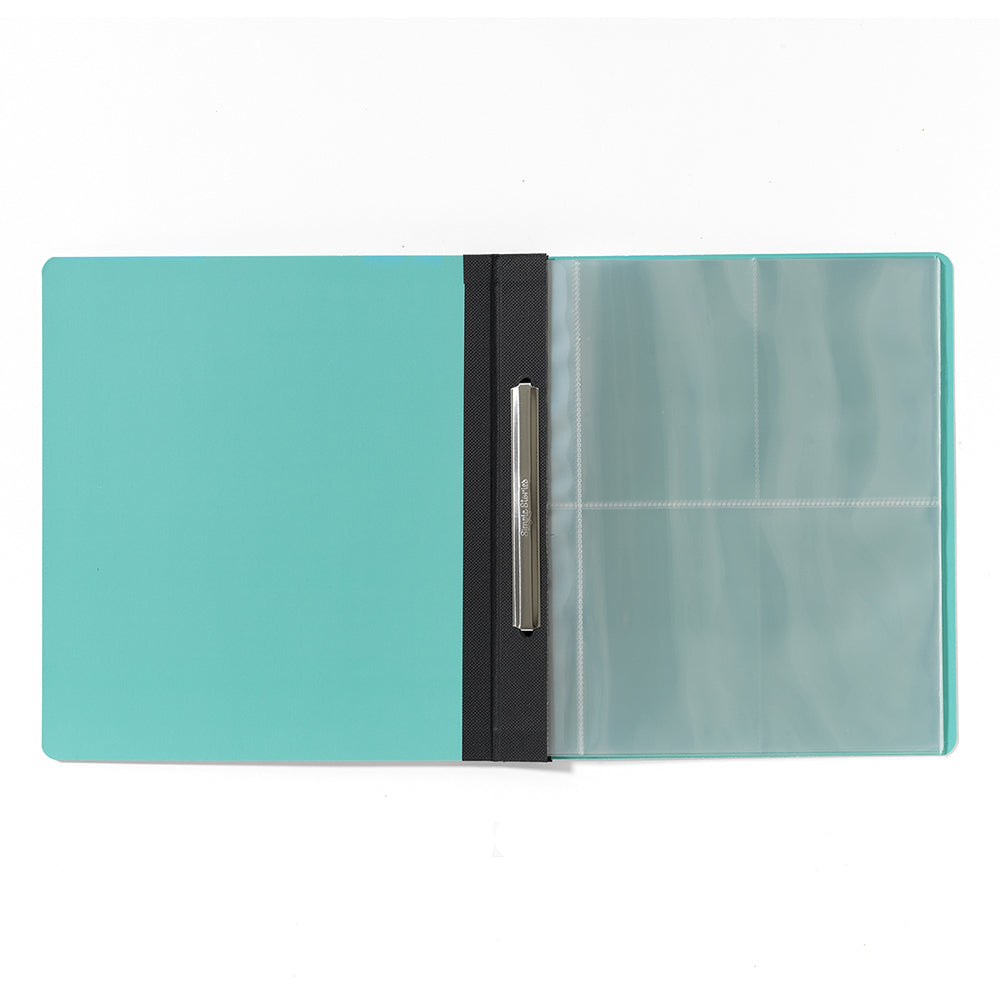 Flip book 6x8 teal