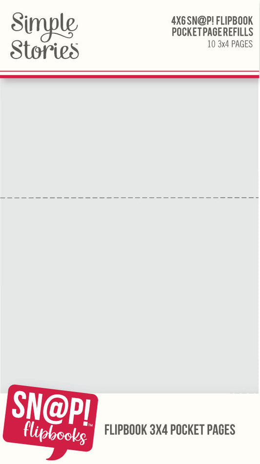 4x6 SN@P! Flipbook Pages - 3x4 Pack Refills