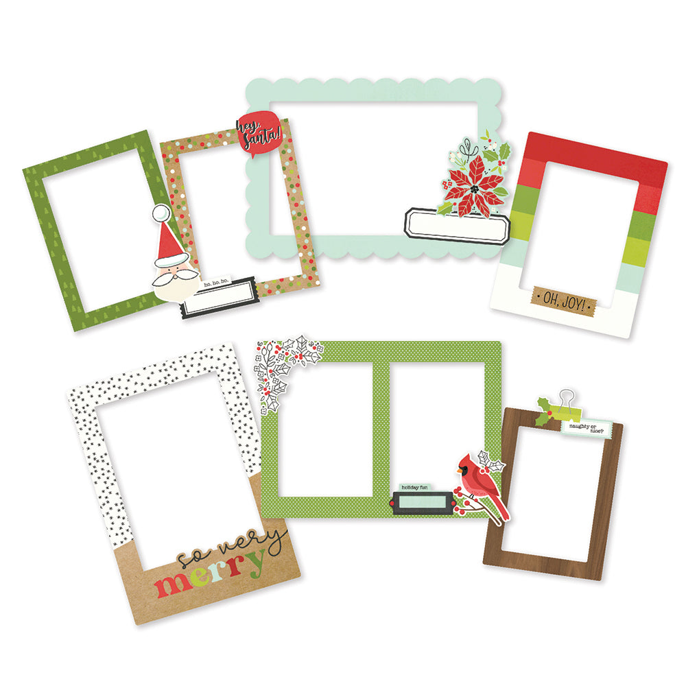 Make it Merry -  Chipboard Frames
