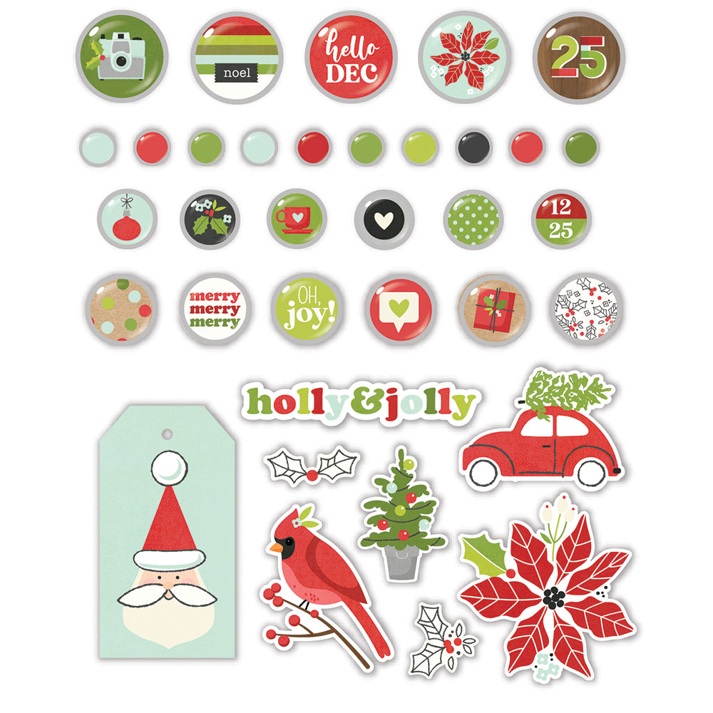 Make it Merry  - Decorative Brads