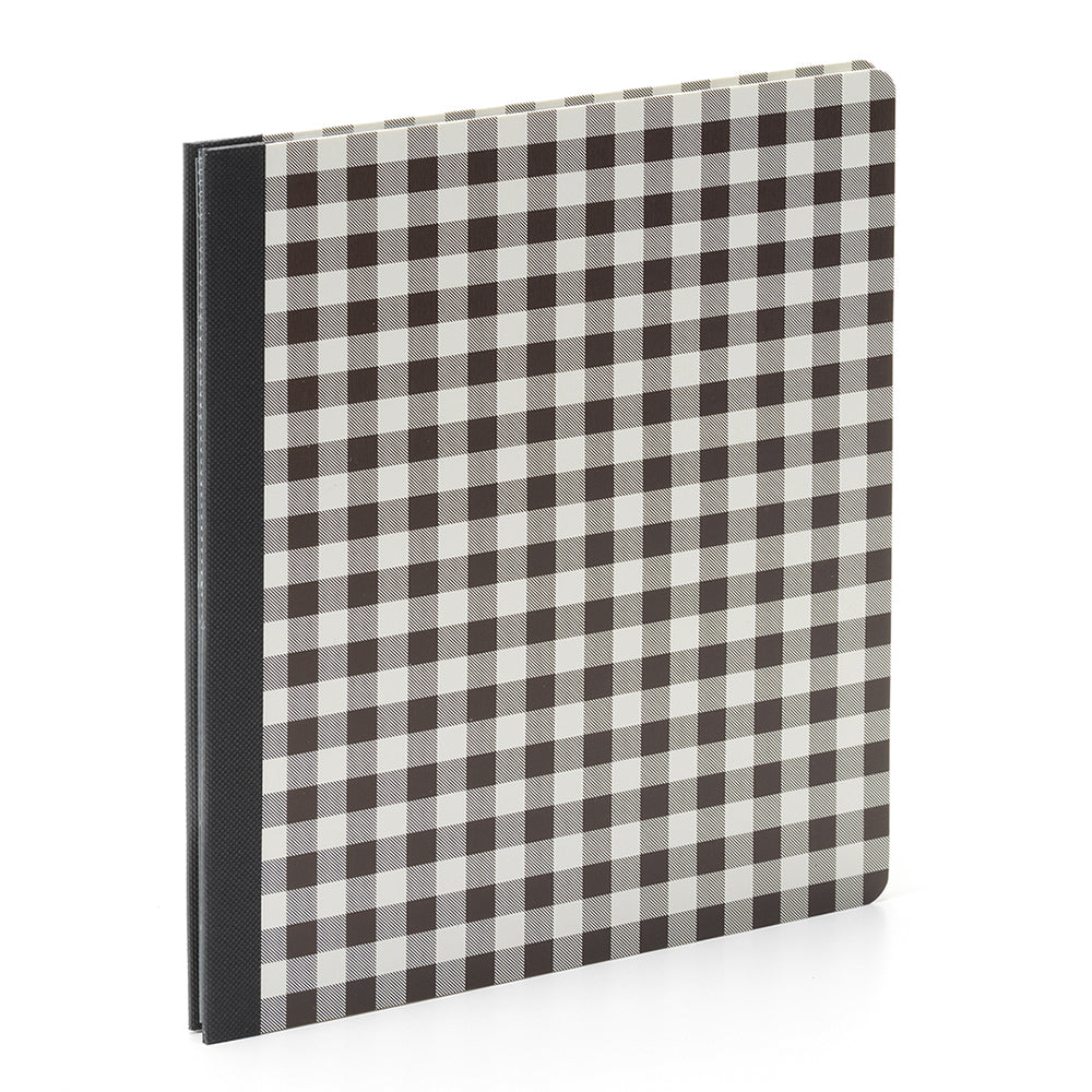 Flip book 6x8 buffalo check