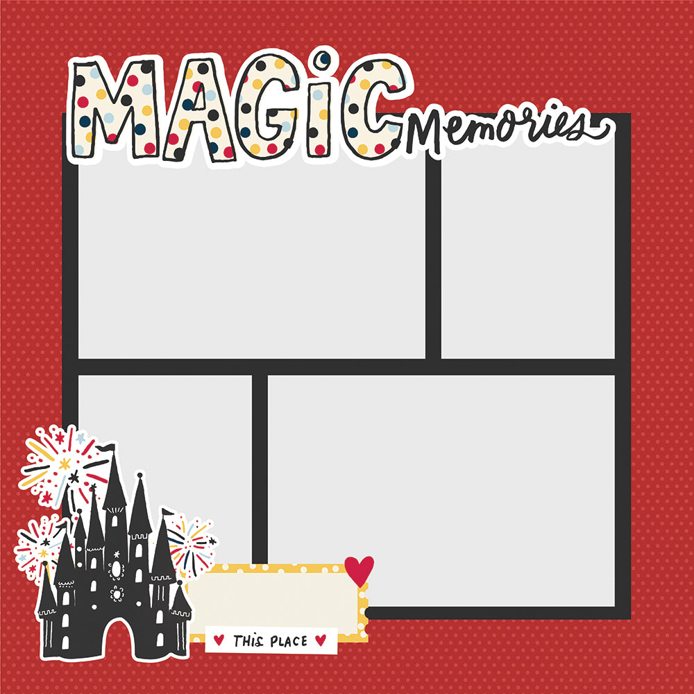 Simple Pages Page Pieces - Magic Memories