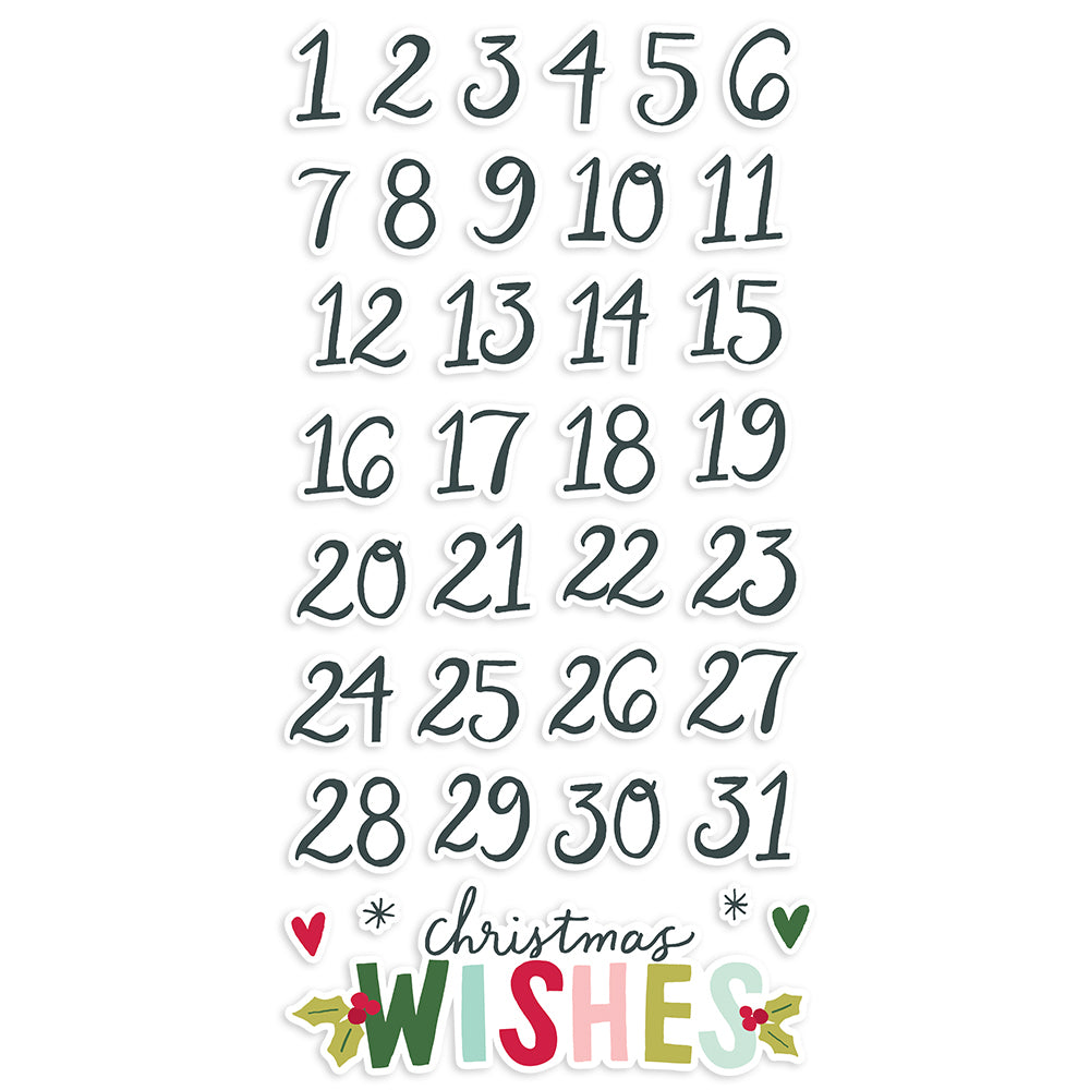 Holly Days - Foam Stickers