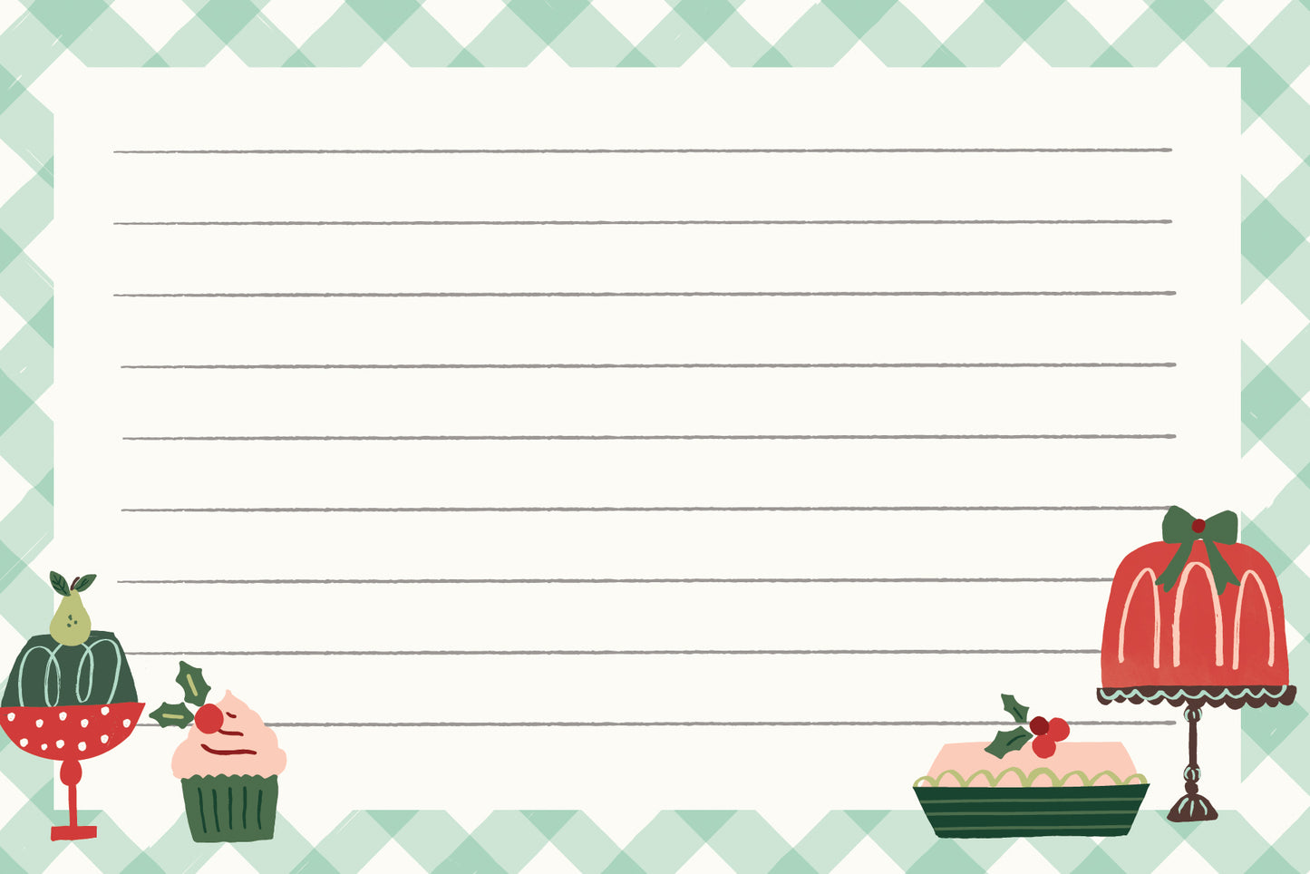 Baking Spirits Bright - Recipe Cards