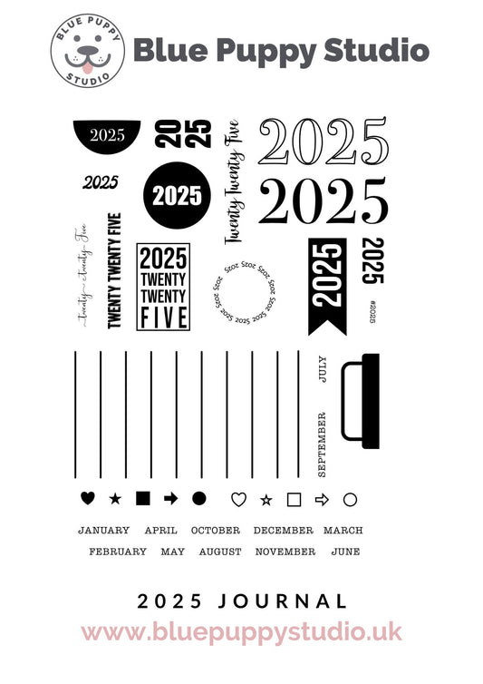 2025 Journal A5 Stamp Set