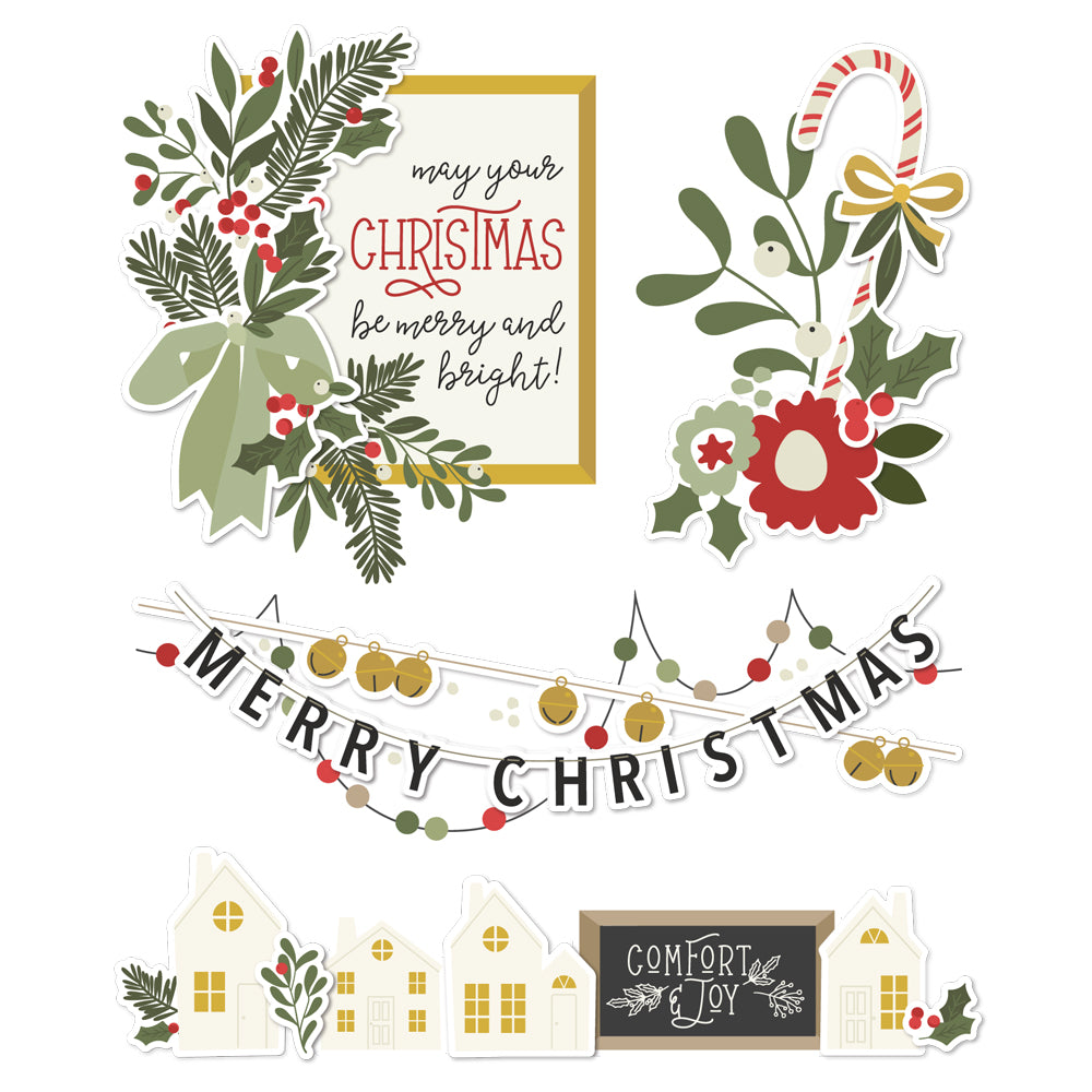 The Holiday Life - Layered Chipboard