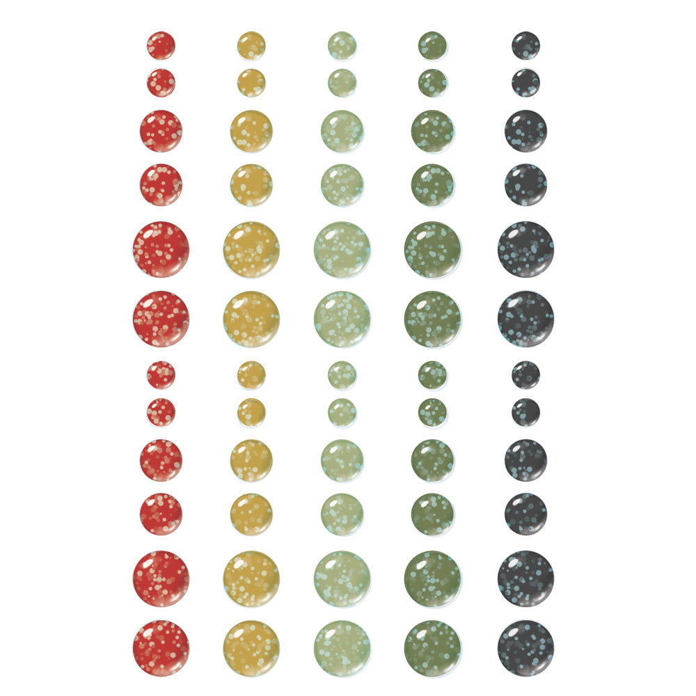 The Holiday Life - Glitter Enamel Dots