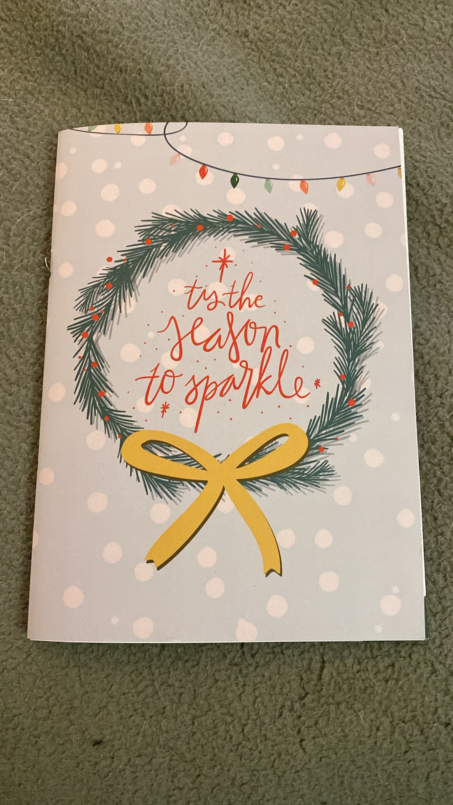 Christmas Sparkle Notebook