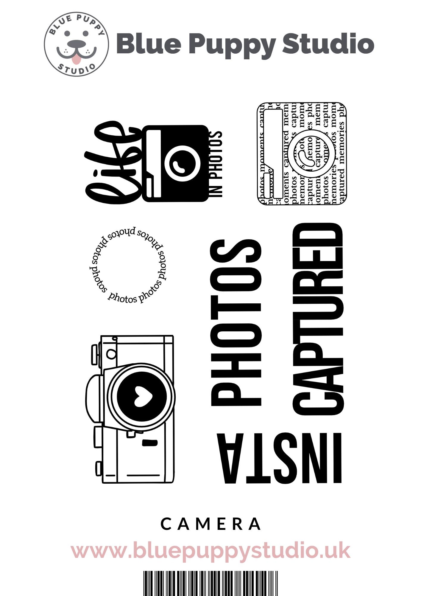 Camera Stamp Set