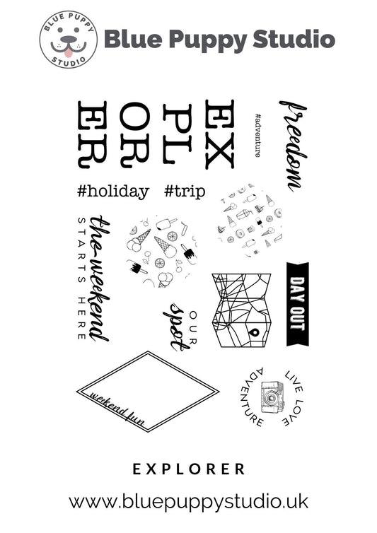 Explorer A6 Stamp Set