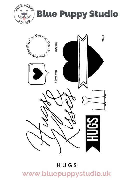 Hugs A6 Stamp Set