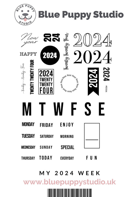 My 2024 Week Stamp Set