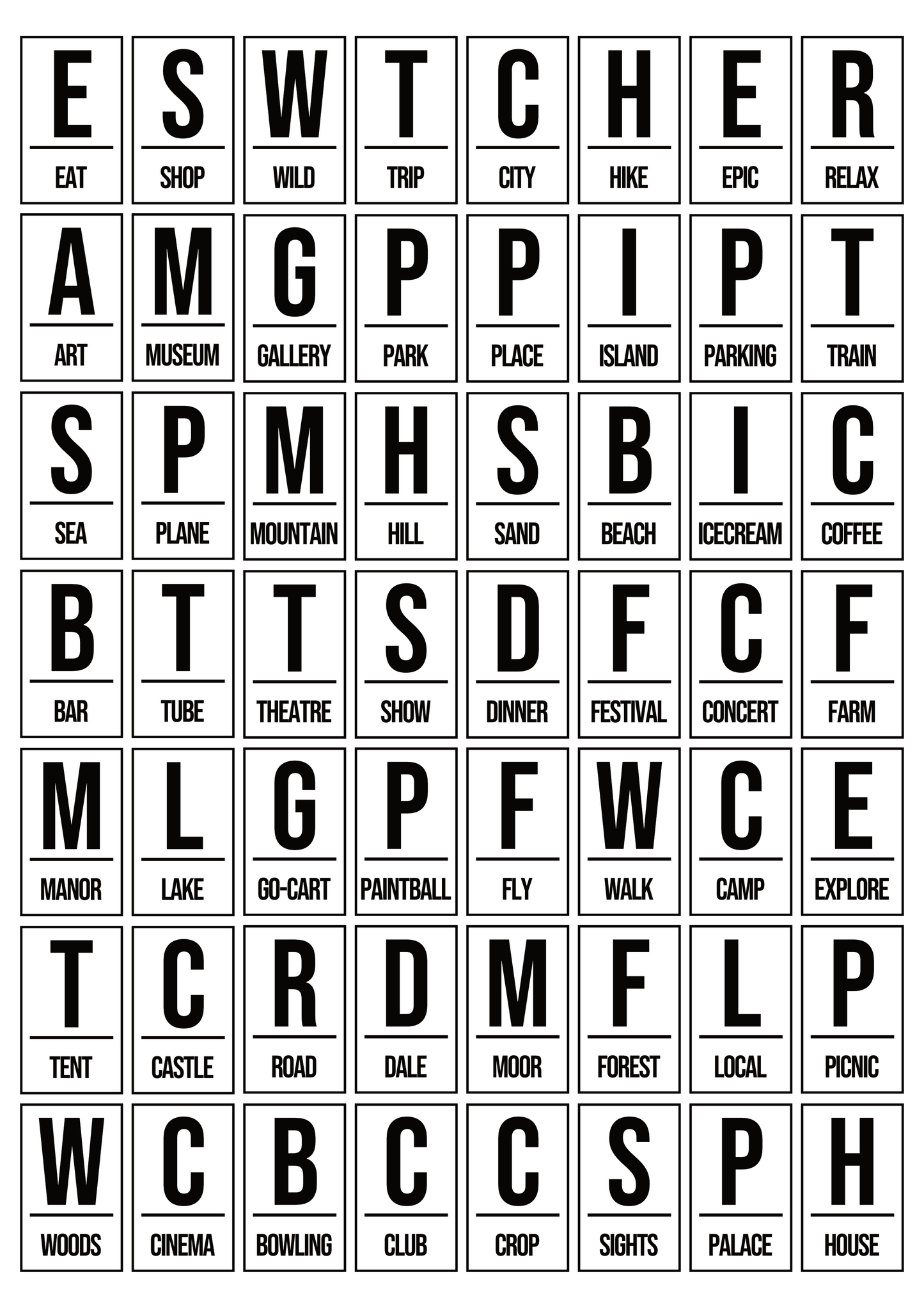 Out and About Collection Pack A4