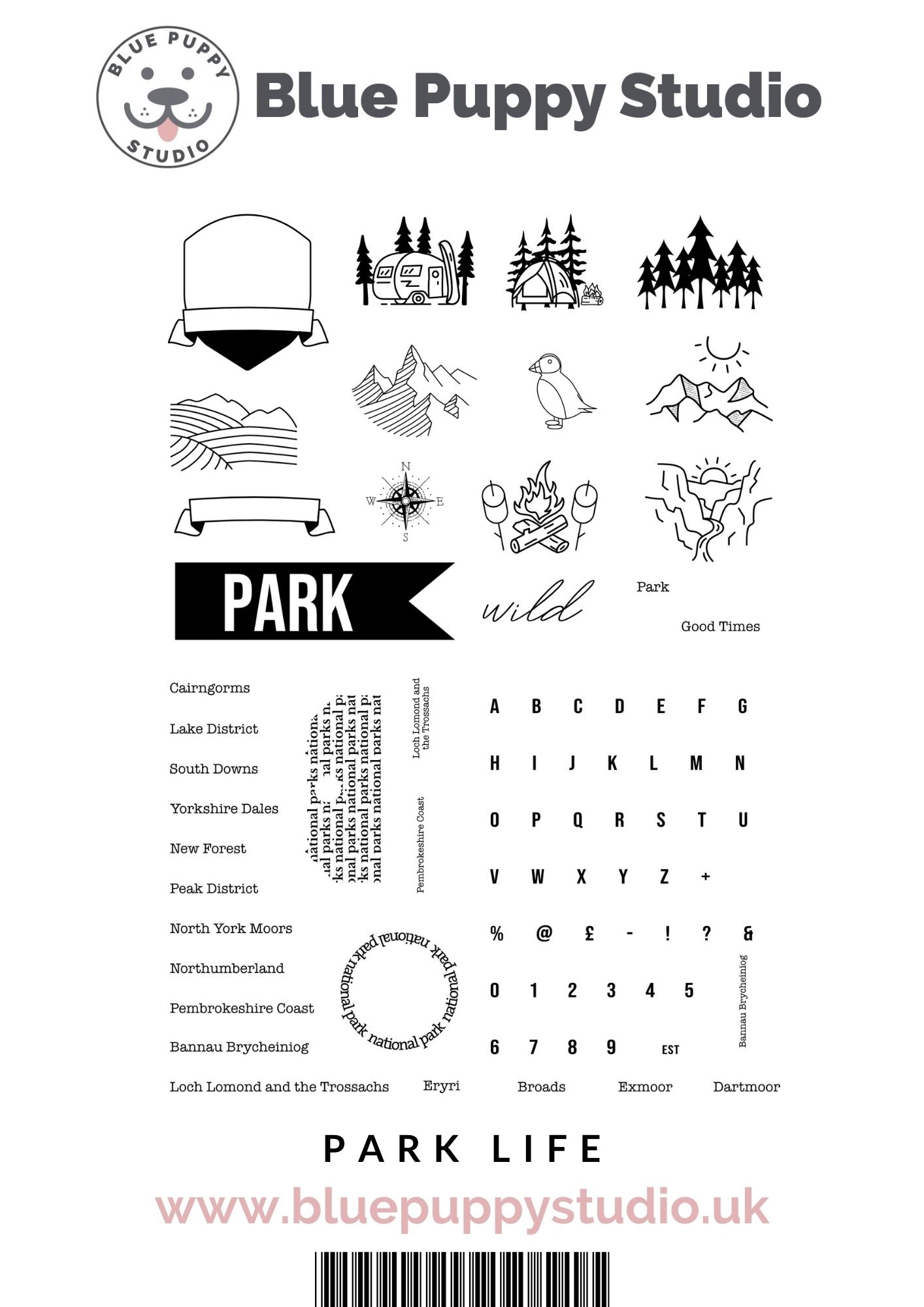 Park Life Stamp Set