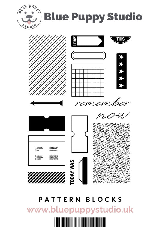 Pattern Blocks Stamp Set