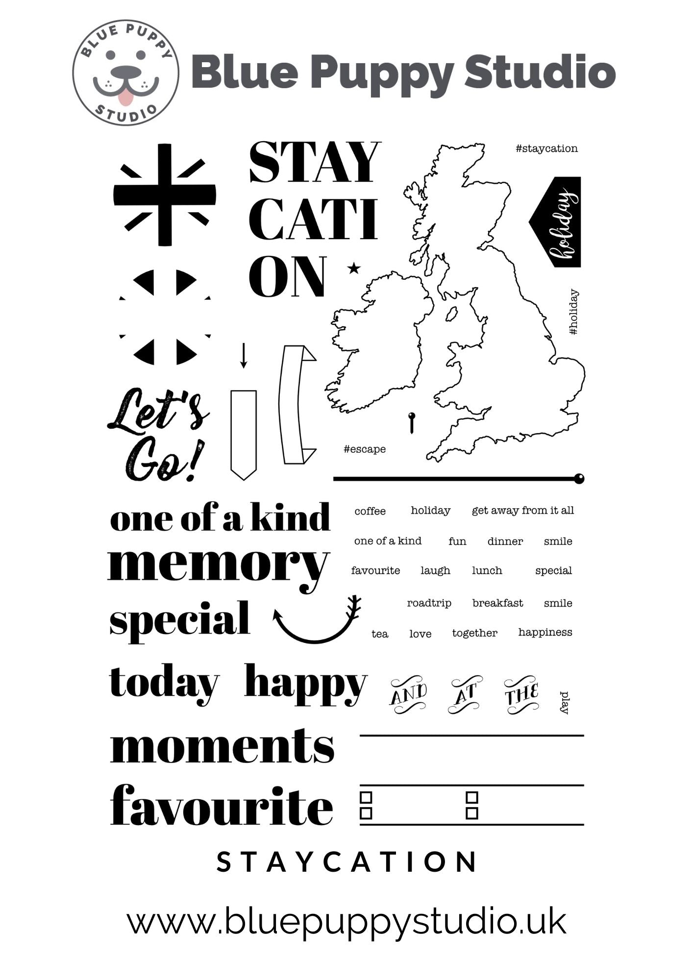 Staycation Stamp Set