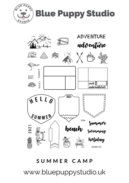 Summer Camp Stamp Set