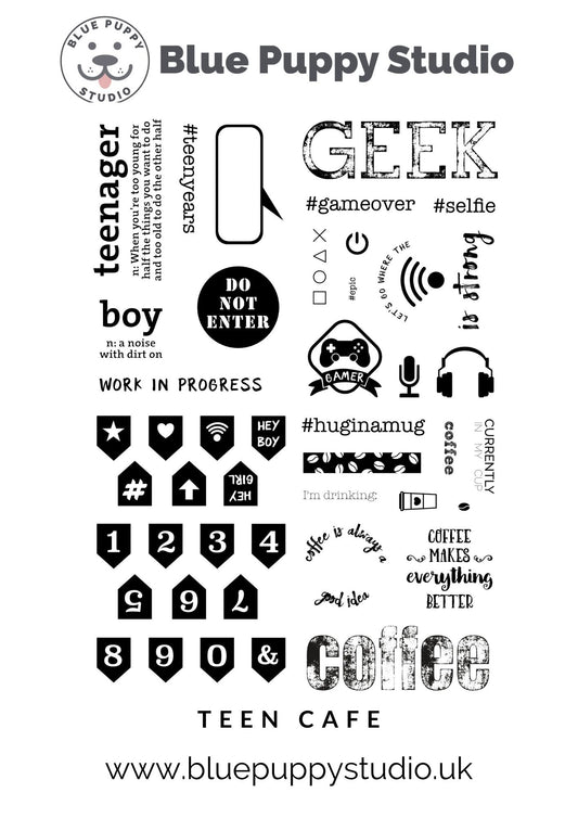 Teen Cafe Stamp Set