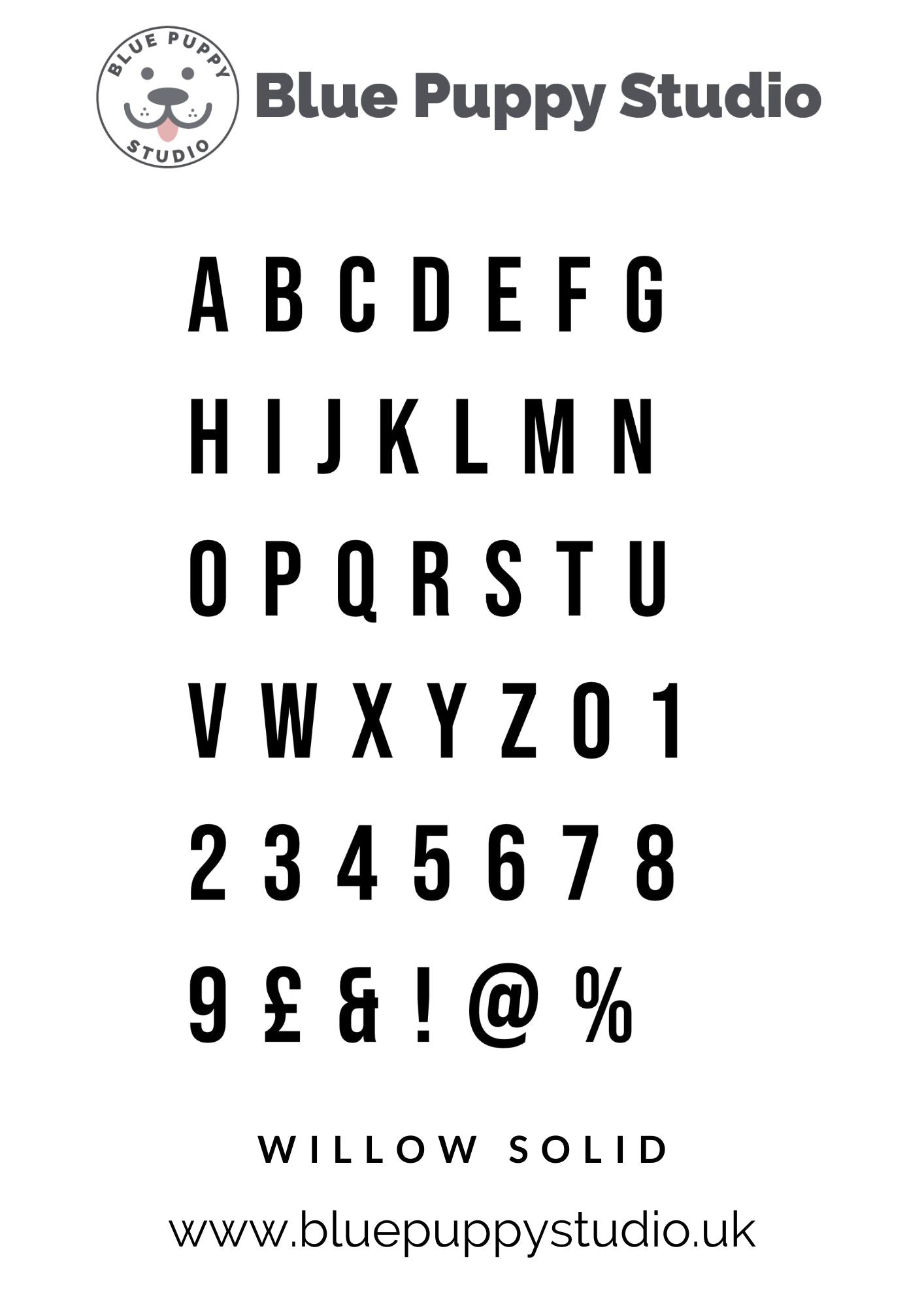 Willow Solid Stamp Set