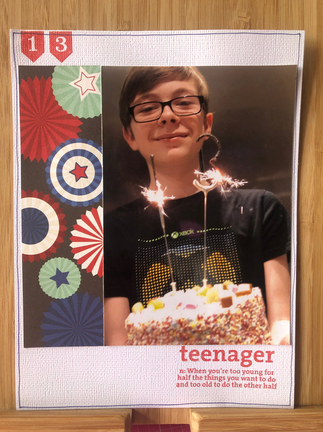 Teenager – A Birthday Milestone Layout