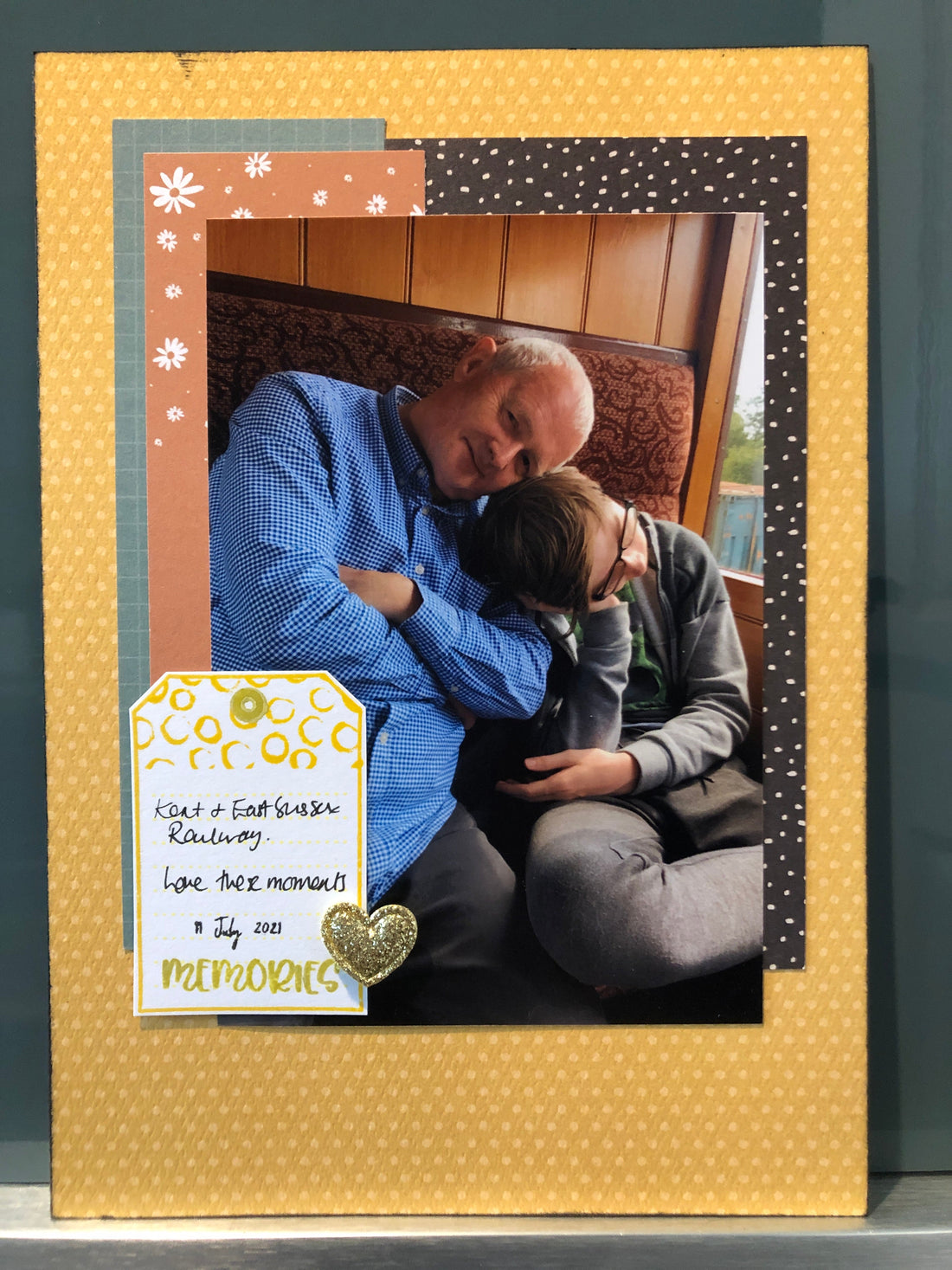 Memories – A Railway Layout Featuring the Luggage Label Stamp Set