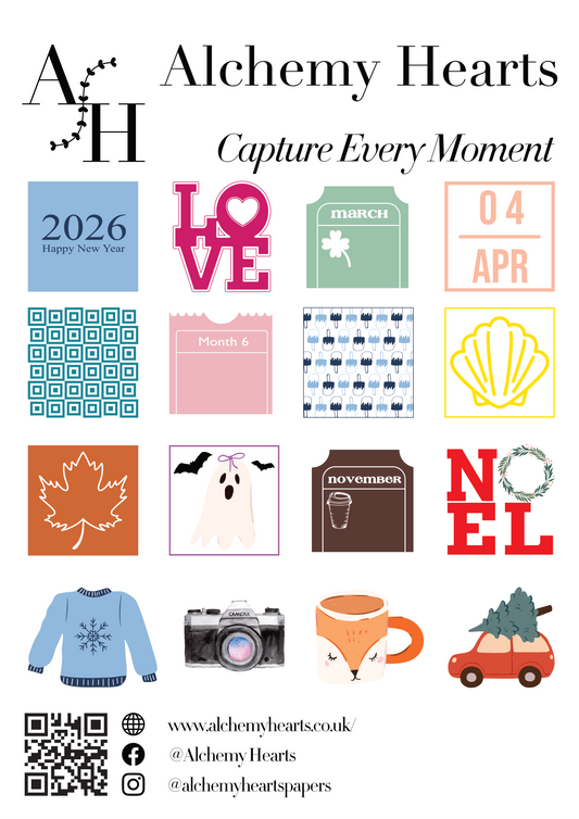 Alchemy Hearts: Capture Every Moment – 2026 Year-Long Project Kit