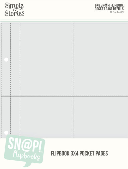 6x8 SN@P Album Pocket Page Refills