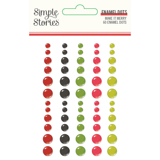 Make it Merry  - Enamel Dots