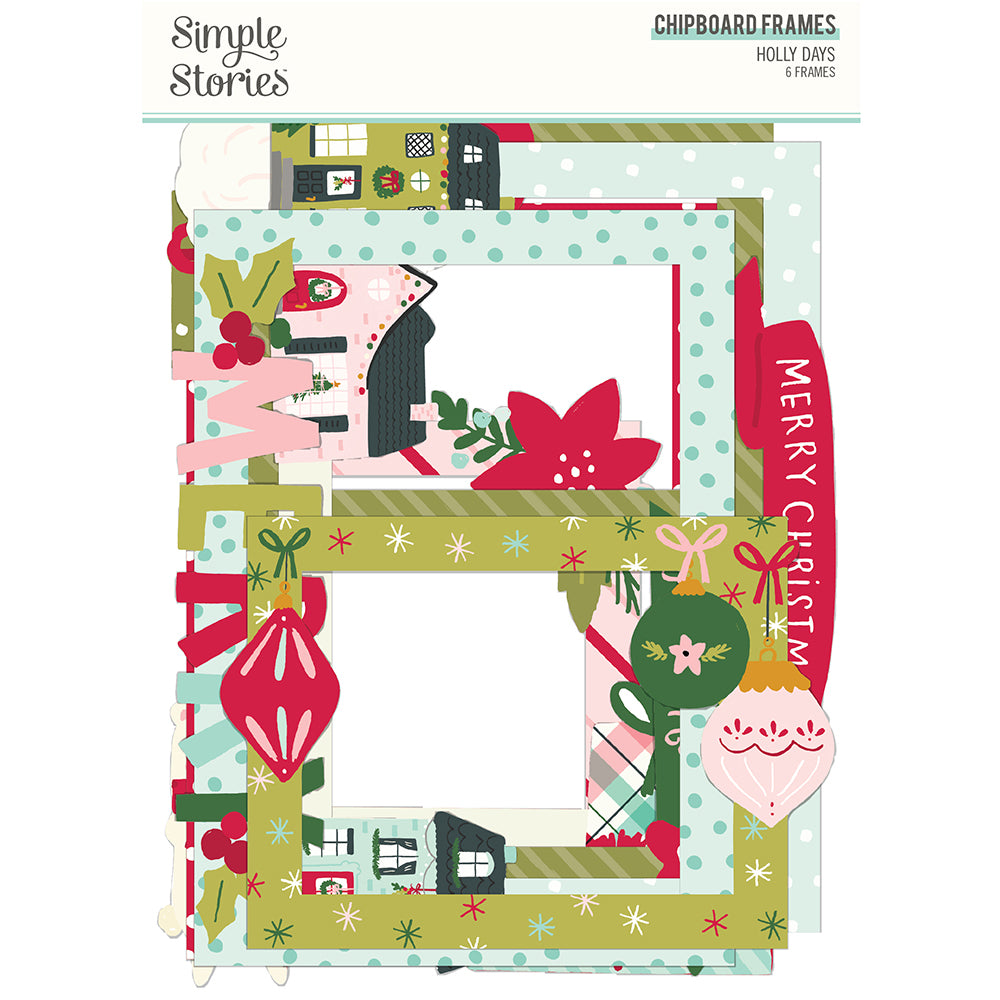 Holly Days -  Chipboard Frames