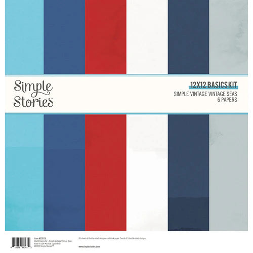 Simple Vintage Vintage Seas - 12x12 Basics Kit
