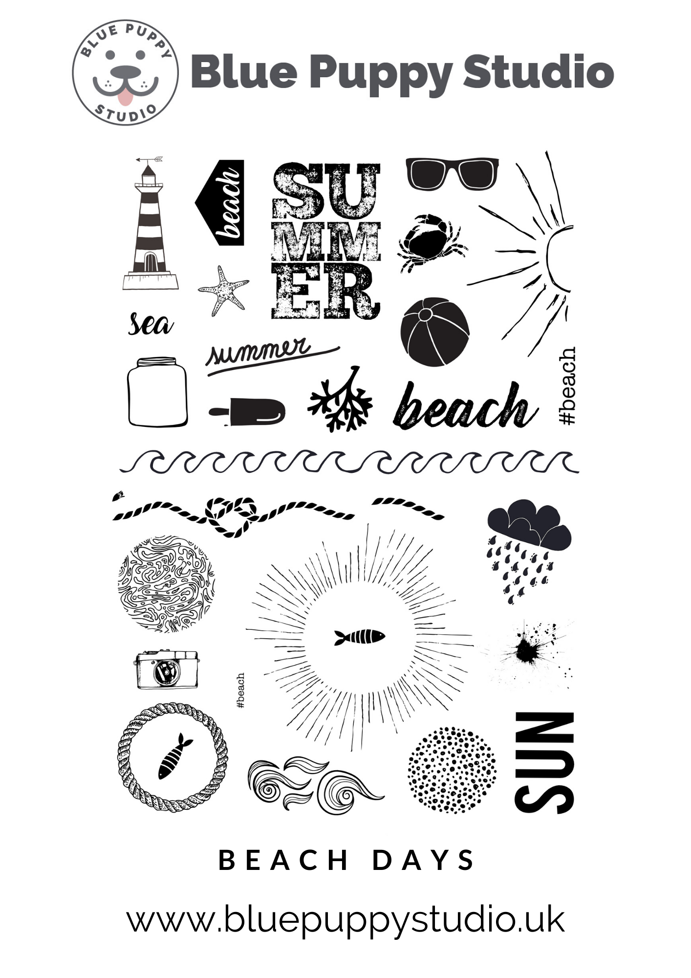 Beach Days Stamp Set