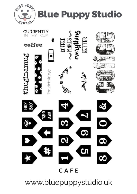 Cafe Stamp Set