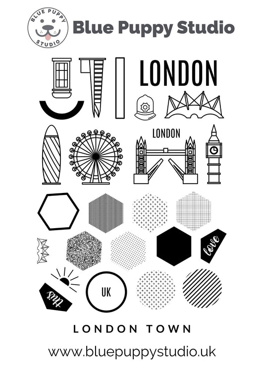London Town Stamp Set