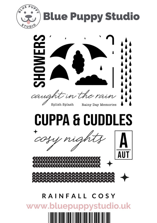 Rainfall Cosy A5 Stamp Set