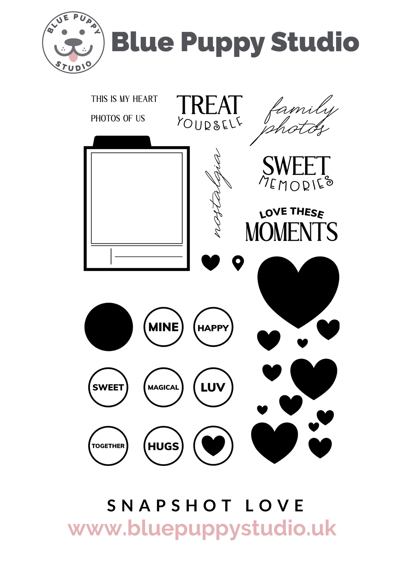 Snapshot Love Stamp Set
