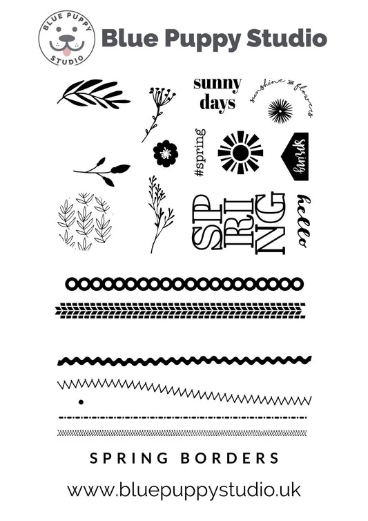 Spring Borders Stamp Set