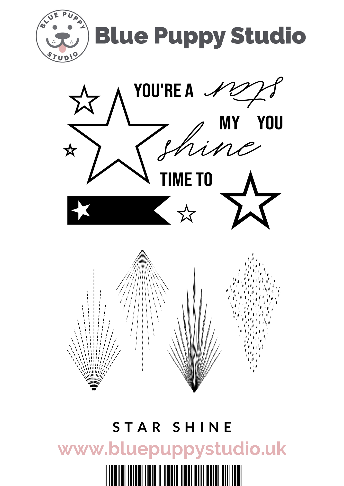 Star Shine A5 Stamp Set