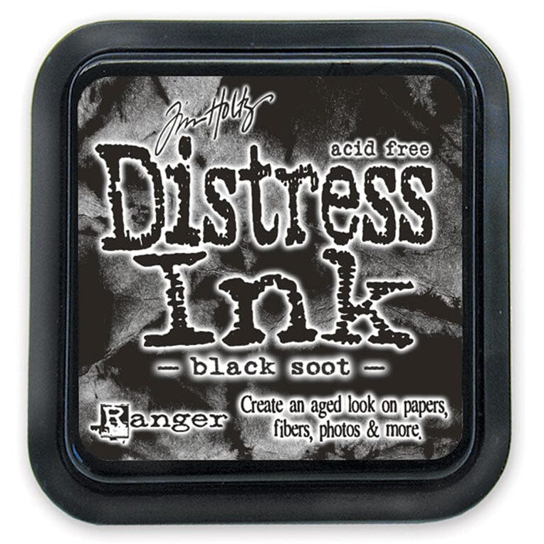 Tim Holtz Distress Ink Pad 3x3 - Black Soot