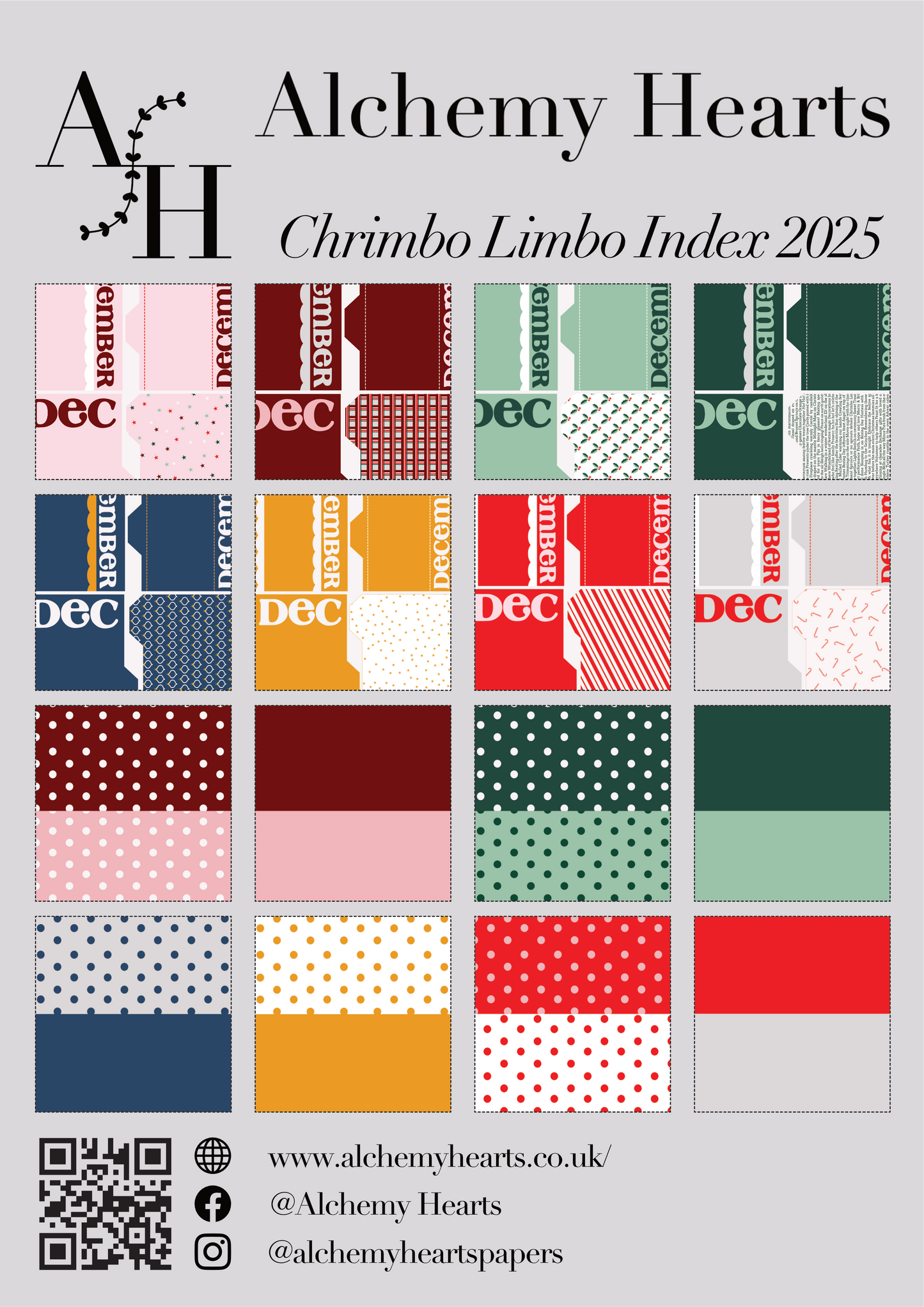 Oh Chrimbo Limbo! Index Tabs Collection Pack A4