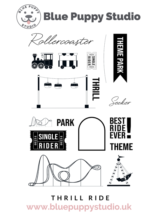Thrill Ride A5 Stamp Set