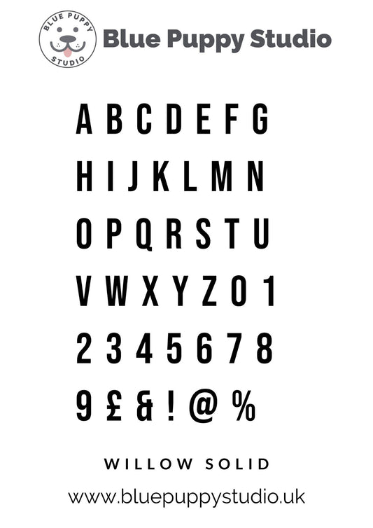 Willow Solid Stamp Set