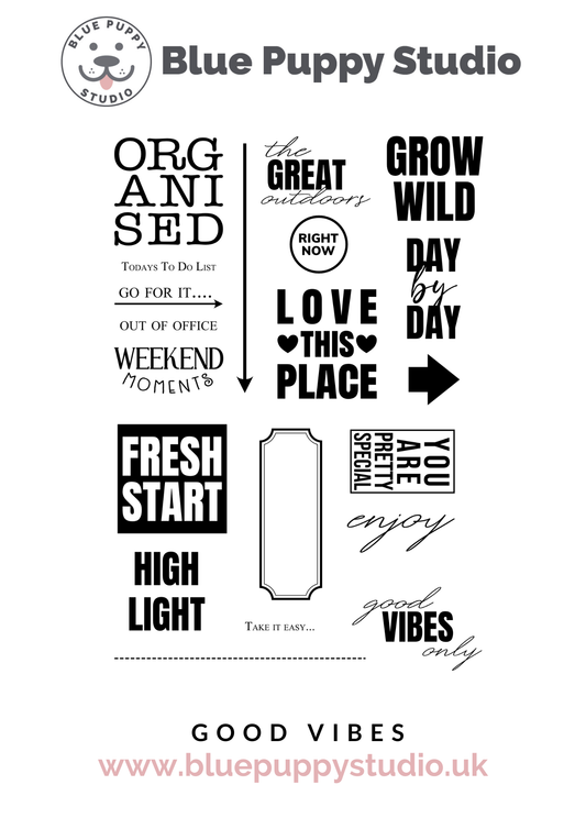 Good Vibes Stamp Set