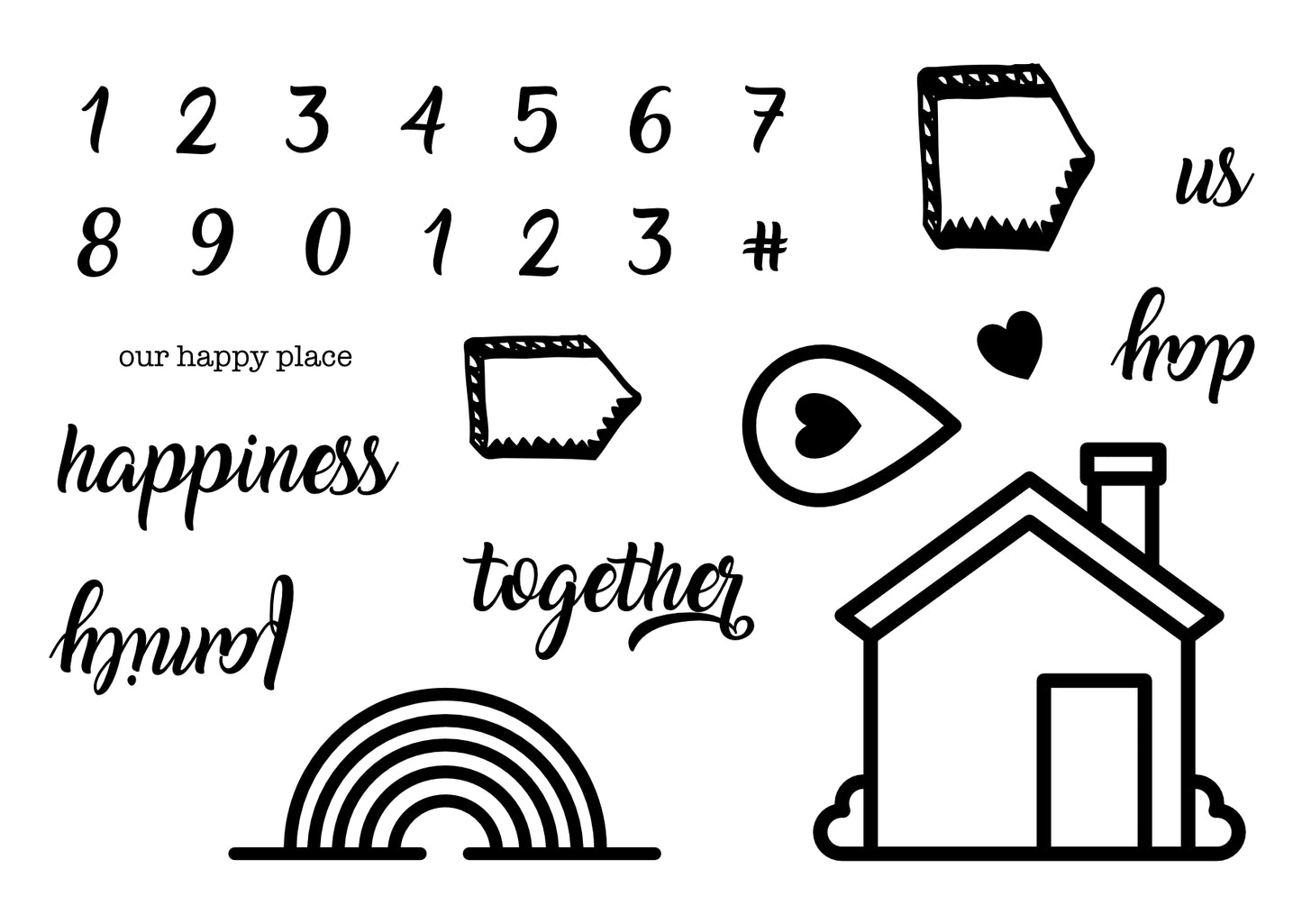 Happy Place Stamp Set